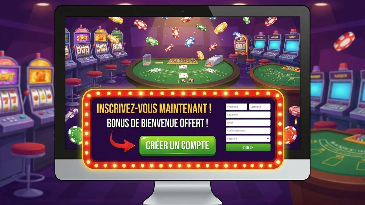 Inscription avec bonus
